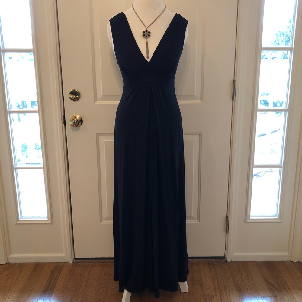 One West New York black maxi dress
